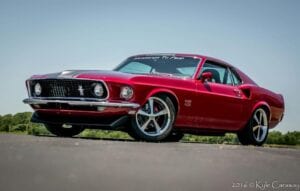 classic red mustang restoration gallery angle